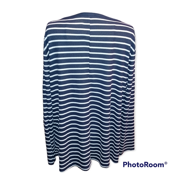 LANE BRYANT Swing Tunic Shirt Navy White Stripe 22/24 - Picture 5 of 7